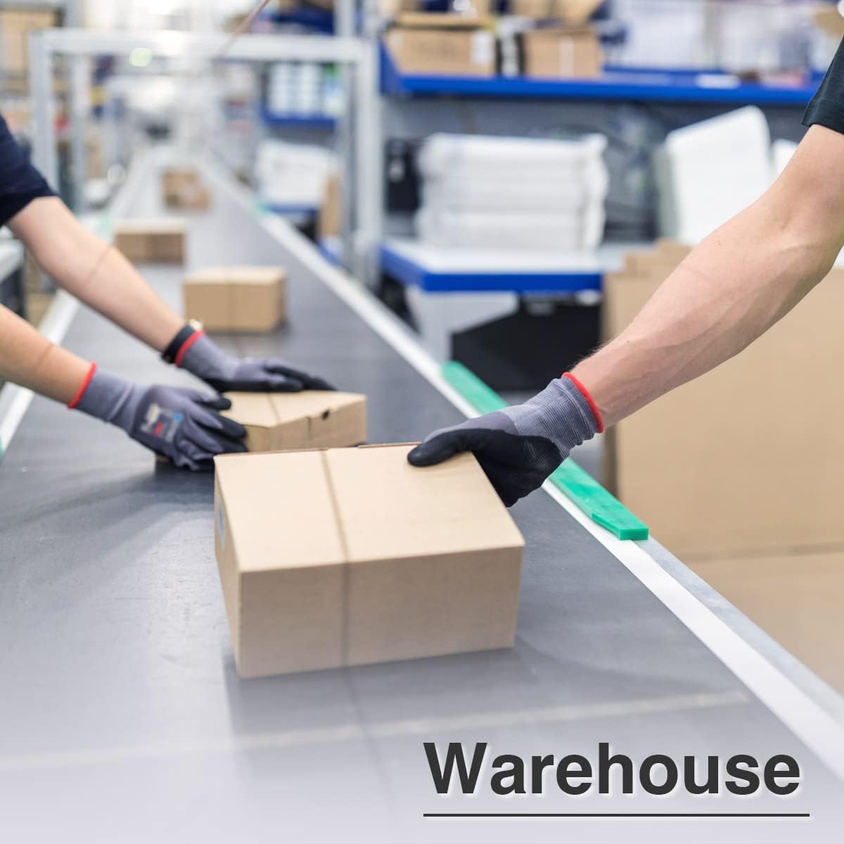 KAYGO Safety Work Gloves MicroFoam Nitrile Coated, 60 Pairs KG18NB,Seamless Knit Nylon Glove for Men and Women, Ideal for Automotive,Warehouse,Construction (Medium,Gray)