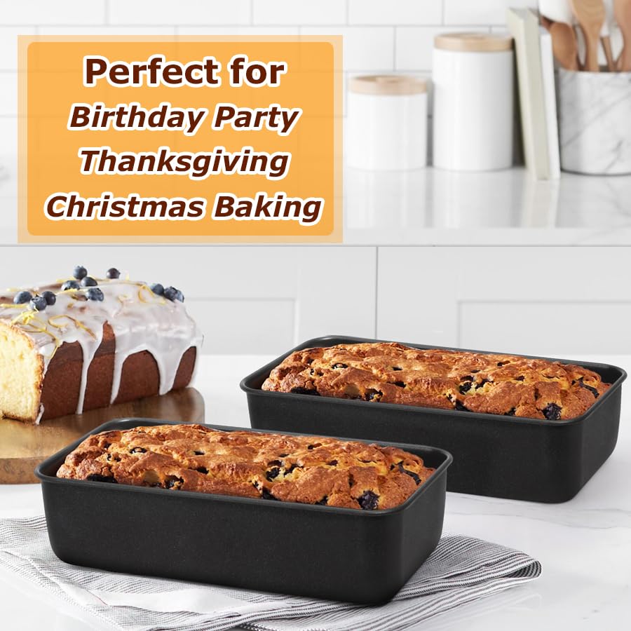 2 Pack Bread Loaf Pan for Baking (8.59 Count)