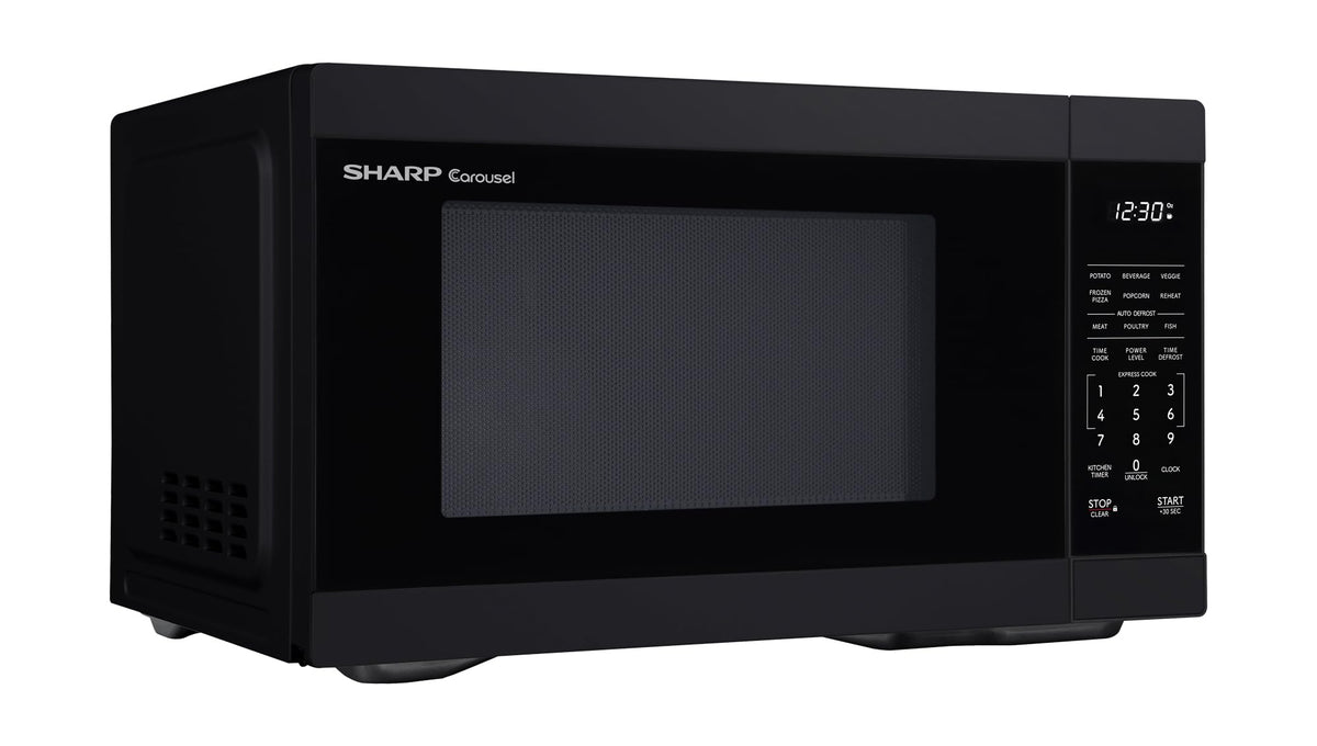 SMC1161KB 1.1 cu. ft. 1000W Black Countertop Microwave Oven
