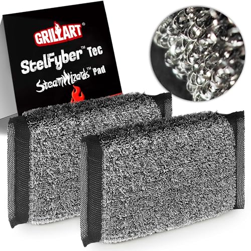 SteamWizards Grill Brush Replacement Pad (2 Count)