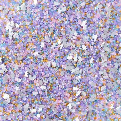 Unicorn Sanding Sugar Edible Glitter Stars Mix (3.5 Ounce)