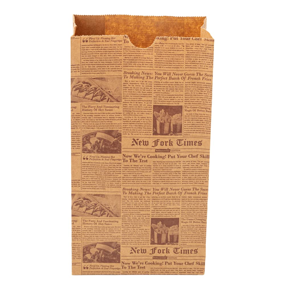 Kraft Paper Newsprint Bag (100 Count)