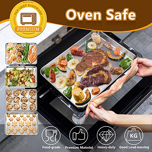 Stainless Steel Baking Sheet with Rack Set for Cookie