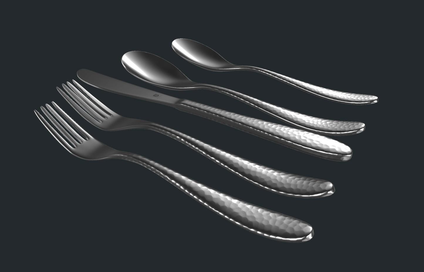 Matte Silverware Set