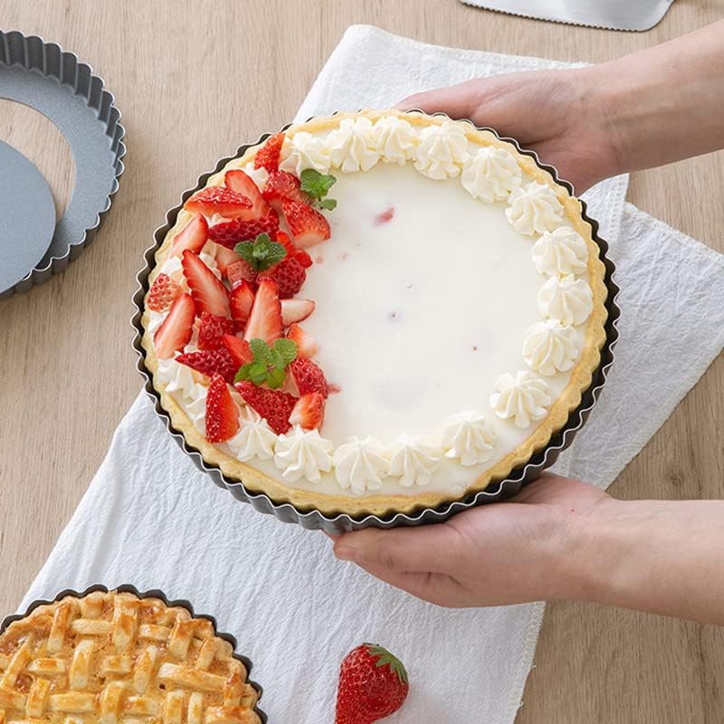 Tart Pan 11 Inch Tart Pan Carbon Steel Round Non