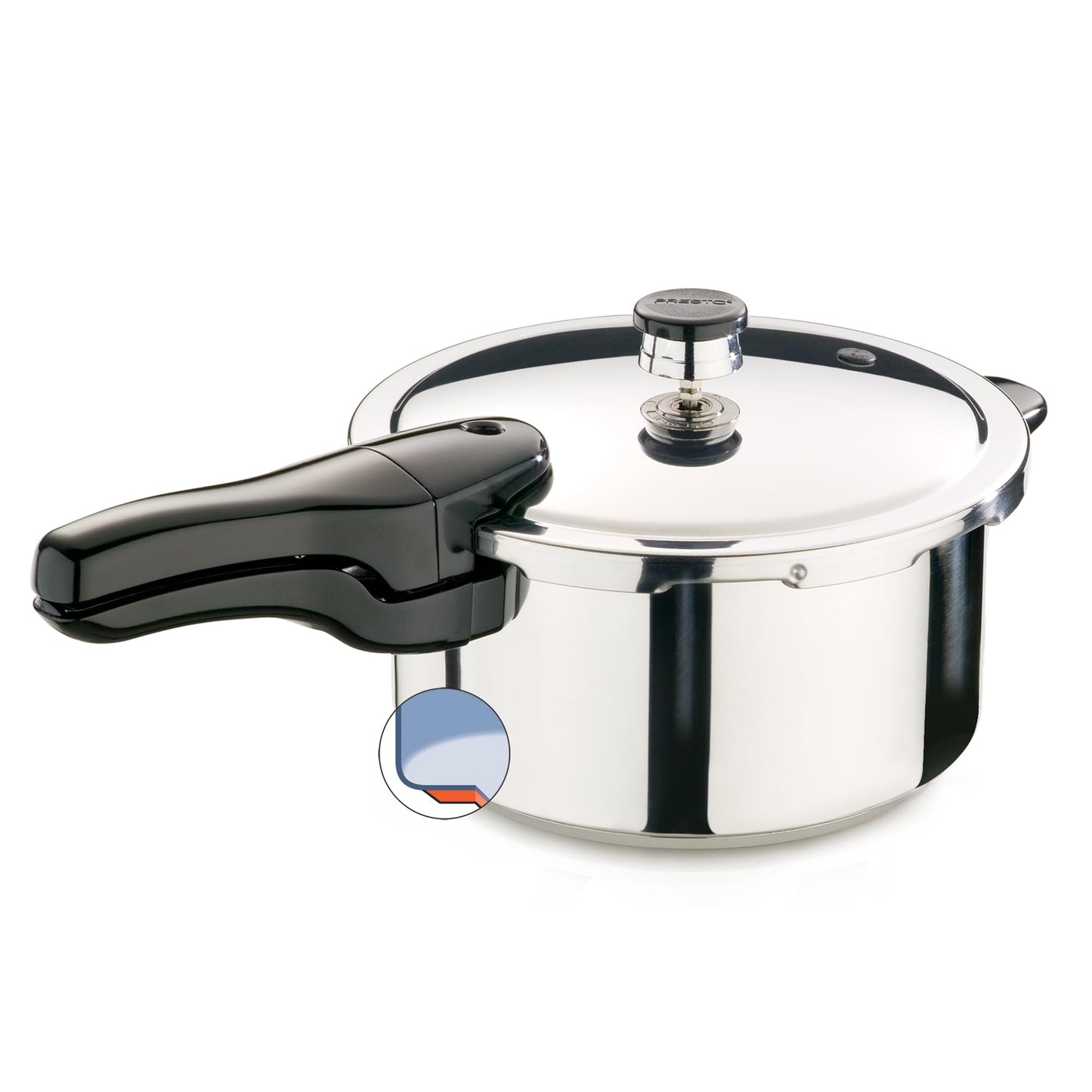 01341 4 Quart Stainless Steel Pressure Cooker