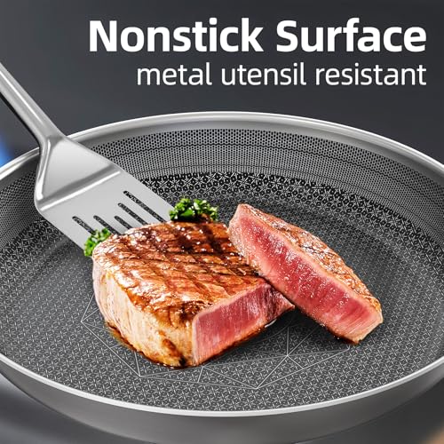 3pc Hybrid Nonstick Frying Pans Set (3 Count)