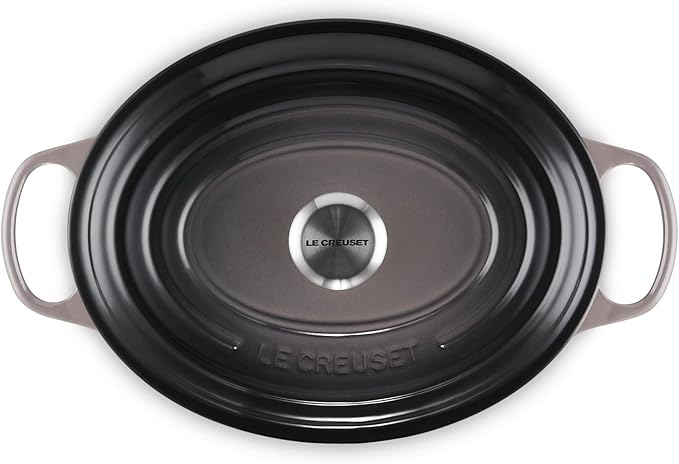 Le Creuset Enameled Cast Iron Signature Oval Dutch Oven, 6.75 qt., Oyster