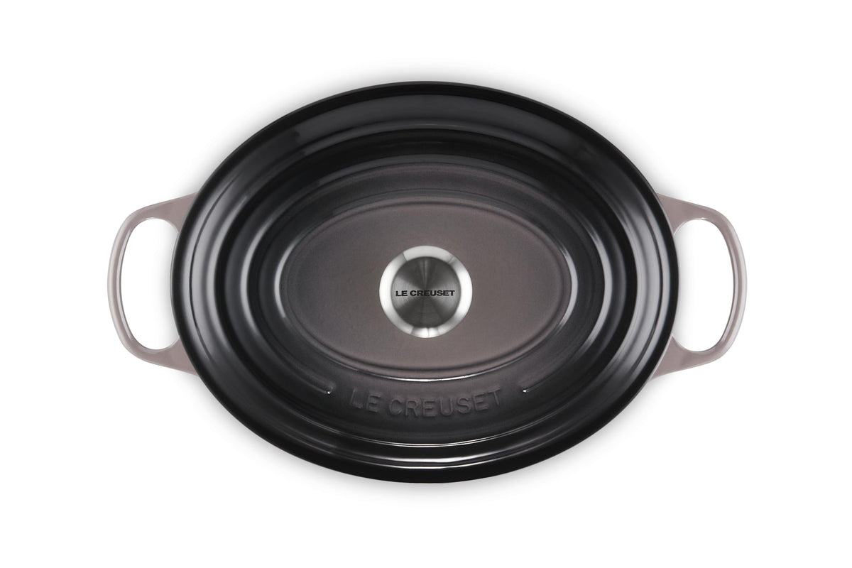 Enameled Cast Iron Oval Dutch Oven