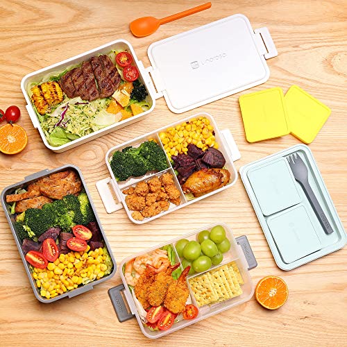 Stackable 2 Tier Adult Bento Box (4 Count)