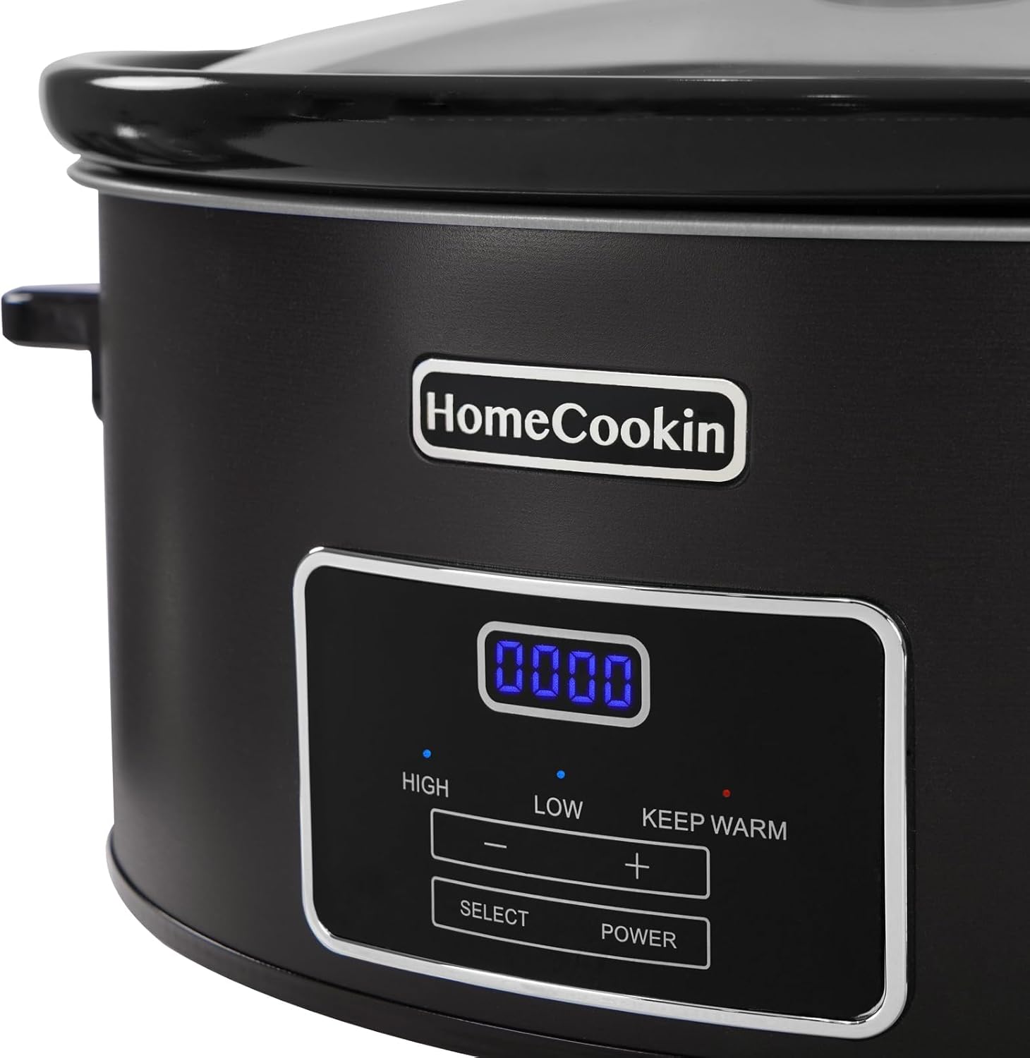 HOMECOOKIN 8 Quart Programmable Slow Cooker, Kitchen Appliances, Perfect Kitchen Small Appliance for Family Dinners, Black Stainless Steel - Culinary Roots