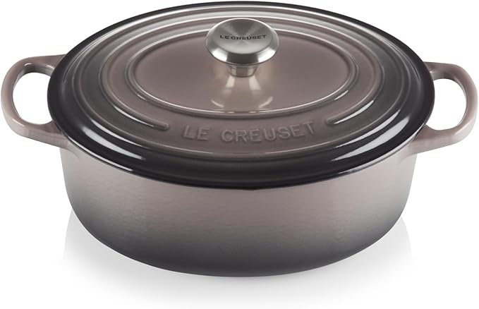 Le Creuset Enameled Cast Iron Signature Oval Dutch Oven, 2.75 qt., Oyster