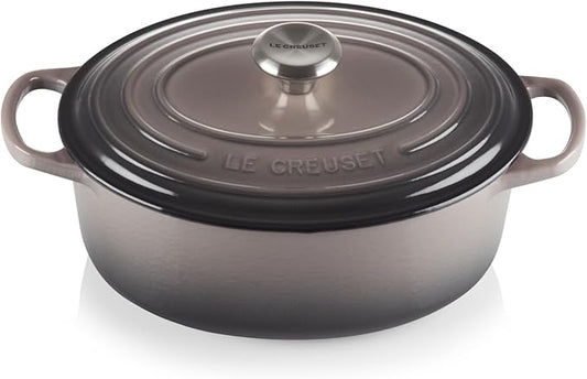 Le Creuset Enameled Cast Iron Signature Oval Dutch Oven, 2.75 qt., Oyster