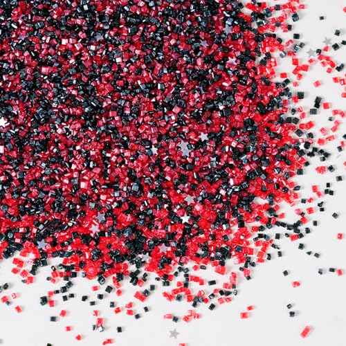 Sanding Sugar Edible Glitter Stars Mix (3.5 Ounce)