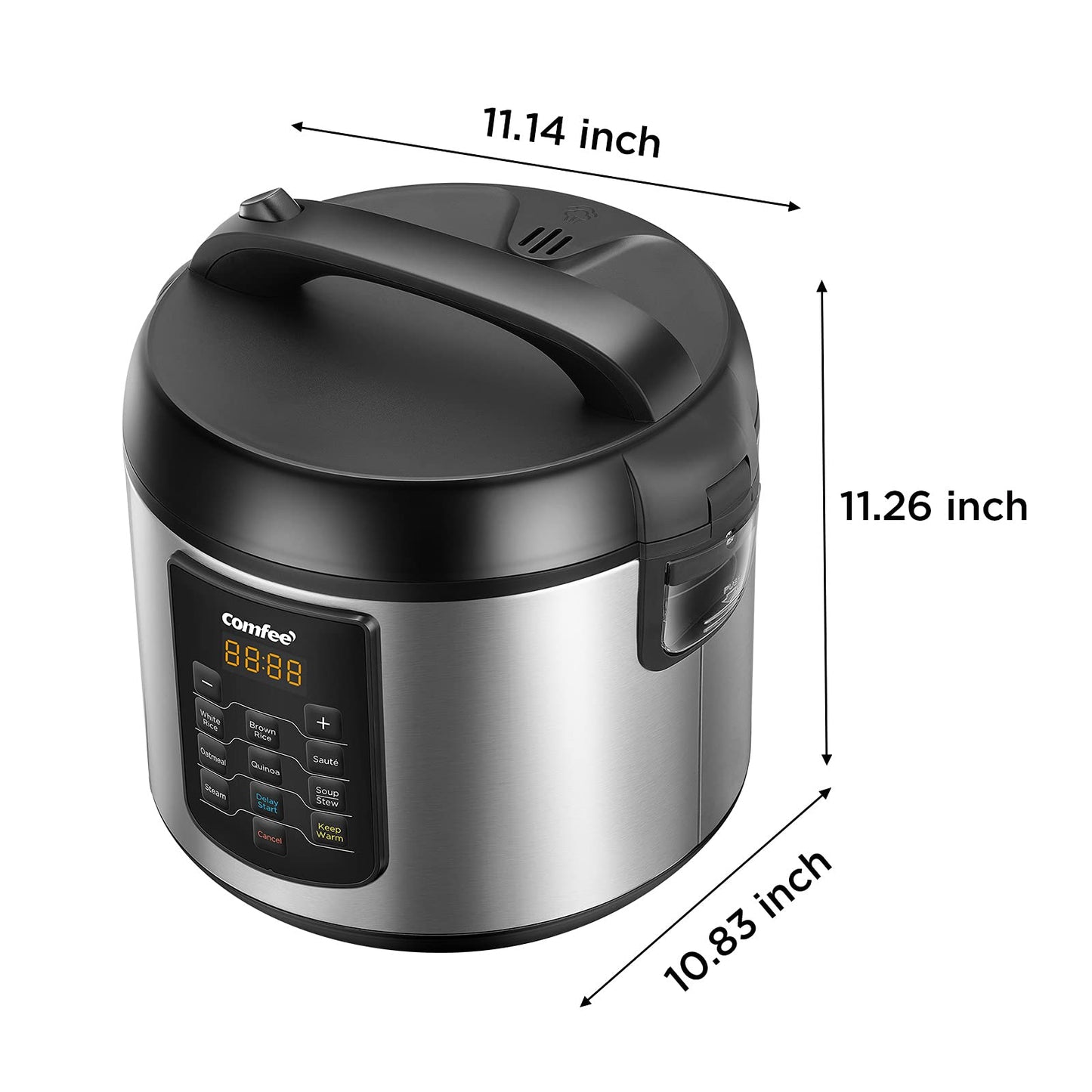 Large Rice Cooker with 8 (10 Count (cups))
