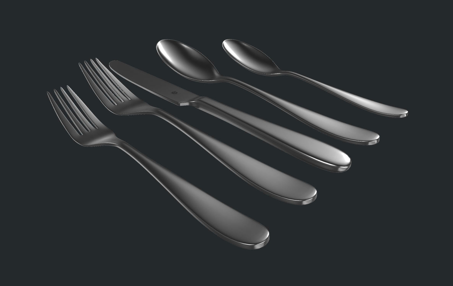 Modern Silverware Set (8 Count)