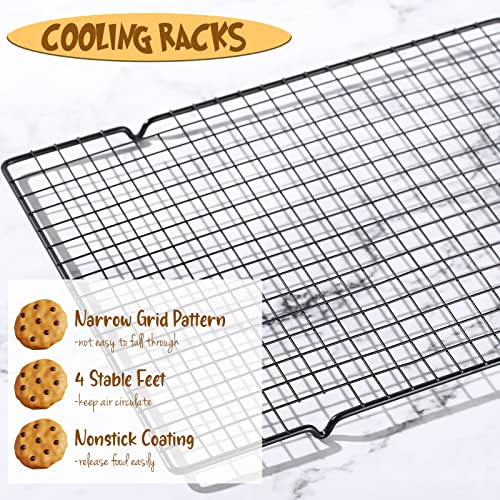 6 Pieces Cooling Racks for Baking Wire Grid Set