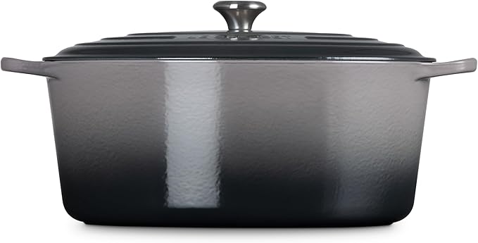 Le Creuset Enameled Cast Iron Signature Oval Dutch Oven, 15.5 qt., Oyster