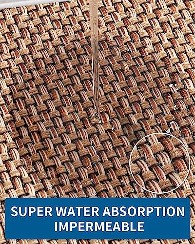 Kitchen Rug Sets and Mats Non Skid Washable (8.4 Sq Ft)