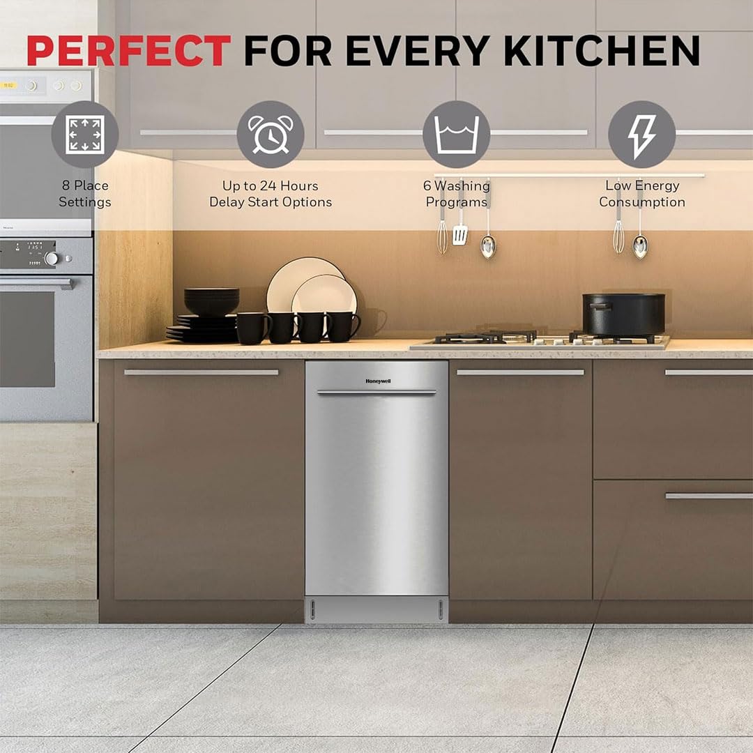 18 Inch Dishwasher with 8 Place Settings