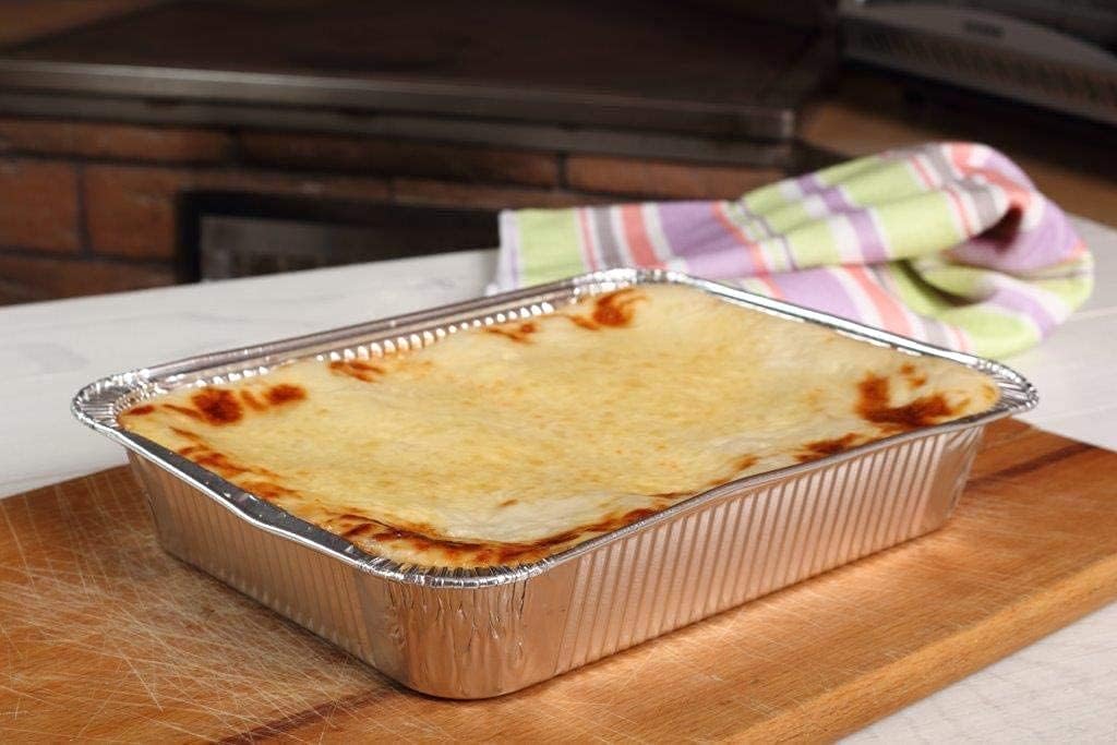 Aluminum Pans Full Size, Large Disposable Roasting & Baking Pan, 21"x13" Deep Foil Pans (50 Pack) Extra Heavy Duty Chafing Trays for Hotels, Restaurants, Caterers, Steam Table, Buffets & Bakeware - Culinary Roots
