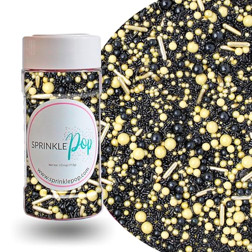 Black Gold Sprinkle Mix (4 Ounce)
