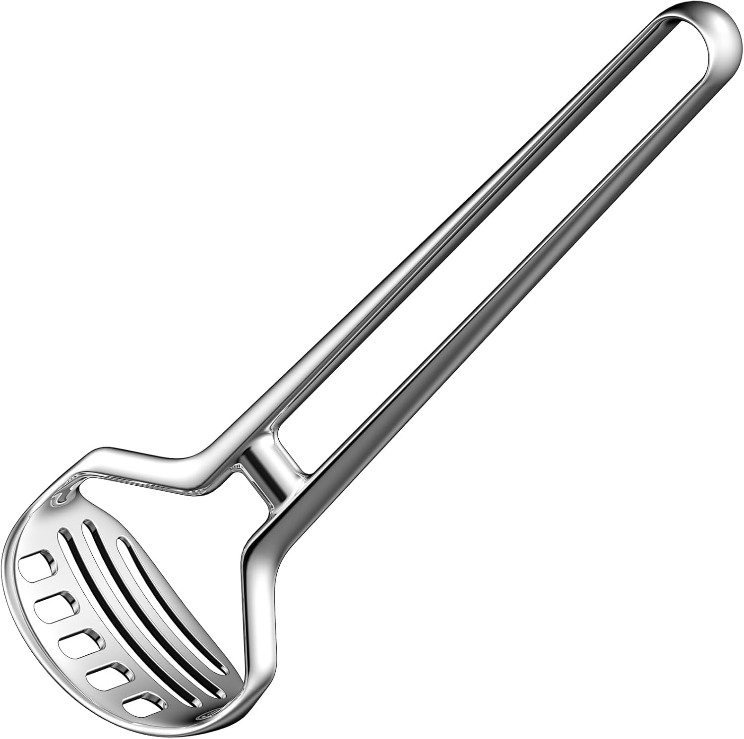 Heavy Duty Stainless Steel Potato Masher – Durable & Rustproof – Unique One-Piece Design for Quicker Mashing root vegetables, avocados, apples, beans, and nuts – 11-inch Long, Dishwasher Safe - Culinary Roots