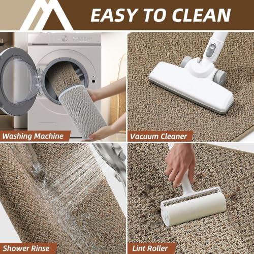 Kitchen Rugs Set of 2 Non (9.2 Sq Ft)