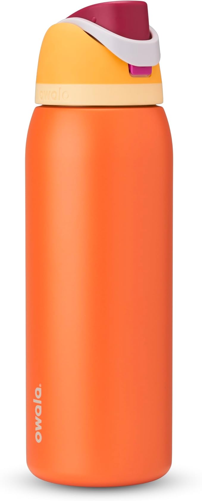 Owala FreeSip Insulated Stainless Steel Water Bottle with Straw for Sports, Travel, and School BPA-Free Sports Water Bottle, 40 oz, Citrus Crush | Insulated, with Straw, for Sports, Travel, and School, BPA-Free