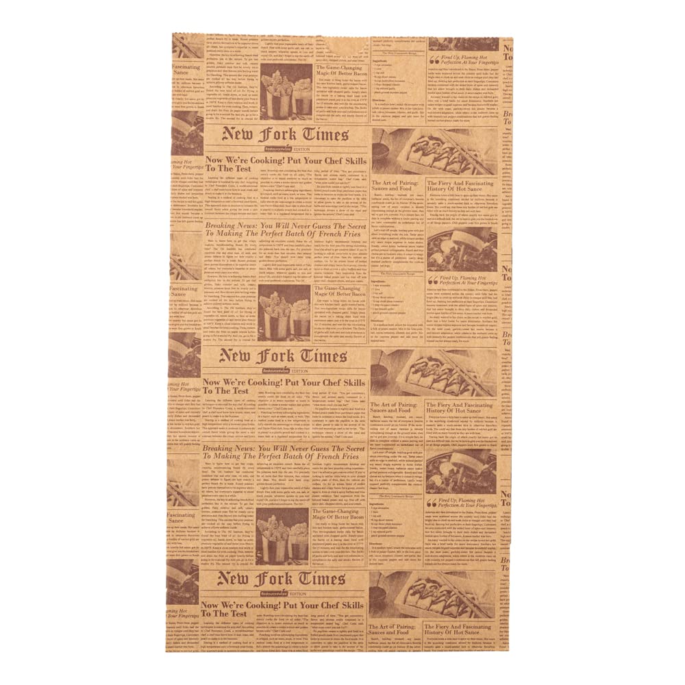 Kraft Paper Newsprint Bag (100 Count)