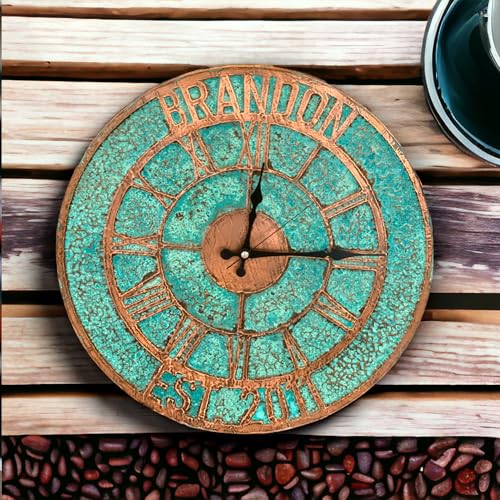 Handmade Copper Wall Clock Artisan Touch in Every Piece