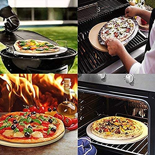 13 Inch Round Pizza Stones for Grill and Oven
