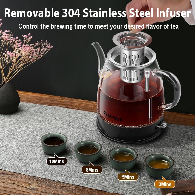 1L Glass Electric Kettle