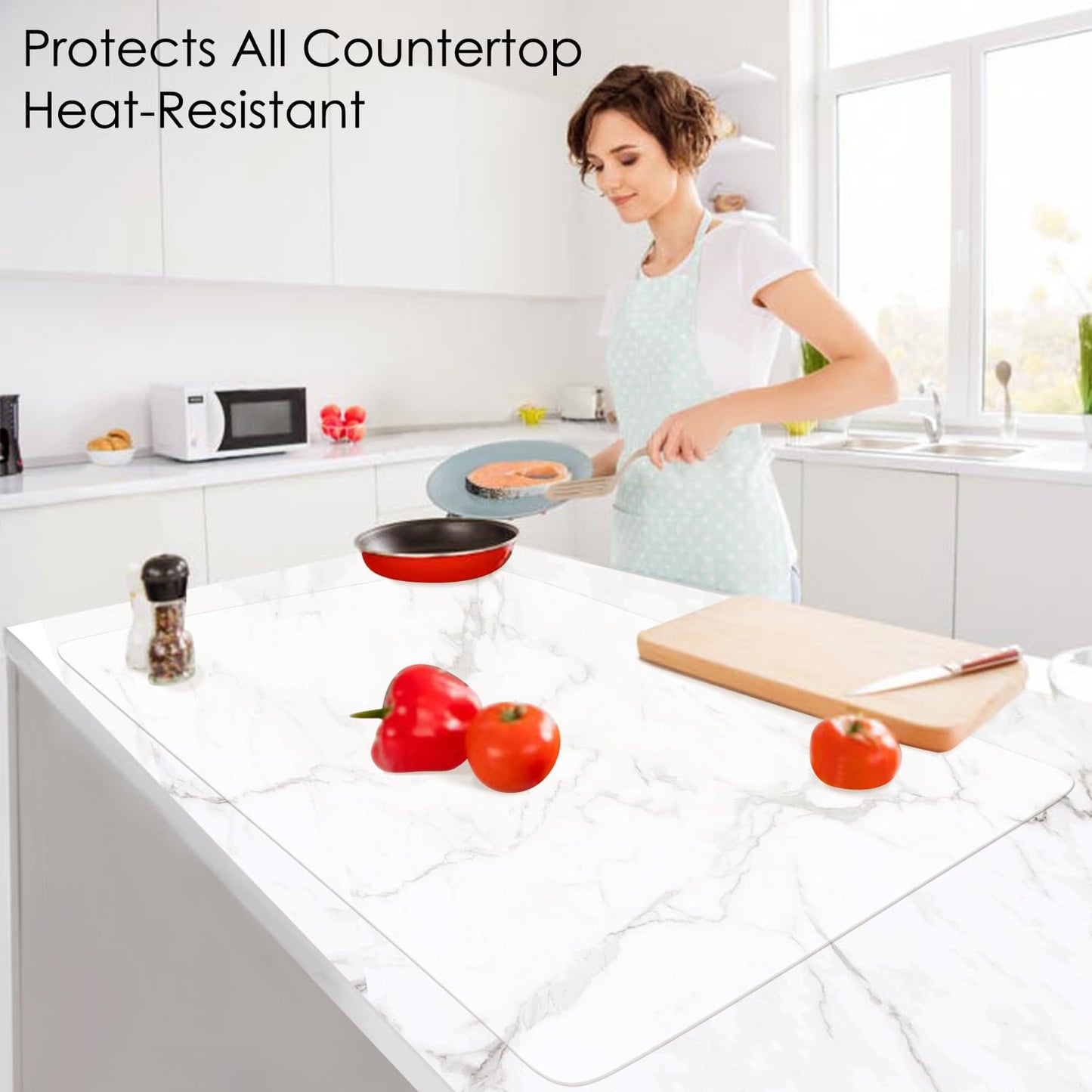 Oversize Silicone Placemat, 31.5 * 23.6" Food-Grade Flexible Silicone Table Mat for Baking Pastry Non-Stick, Kids Nonslip Dinner Placemat Heat Resistant Waterproof Countertop Protector, Translucent