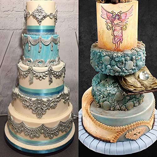 Macrame Tassel Cake Decoration Fondant Border Mold 3pcs