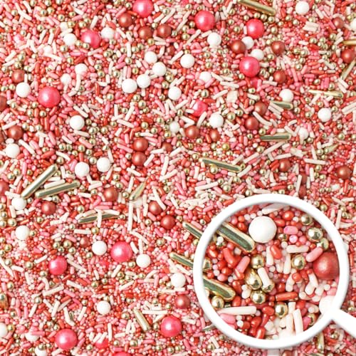 Vintage Rose Gold Sprinkle Mix (4 Ounce)