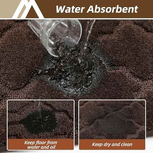 Kitchen Rugs Non Slip Washable 20"x32" (4.44 Sq Ft)