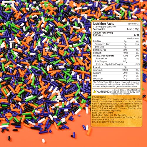 Halloween Sprinkles for Cake Decorating (4.23 Ounce)