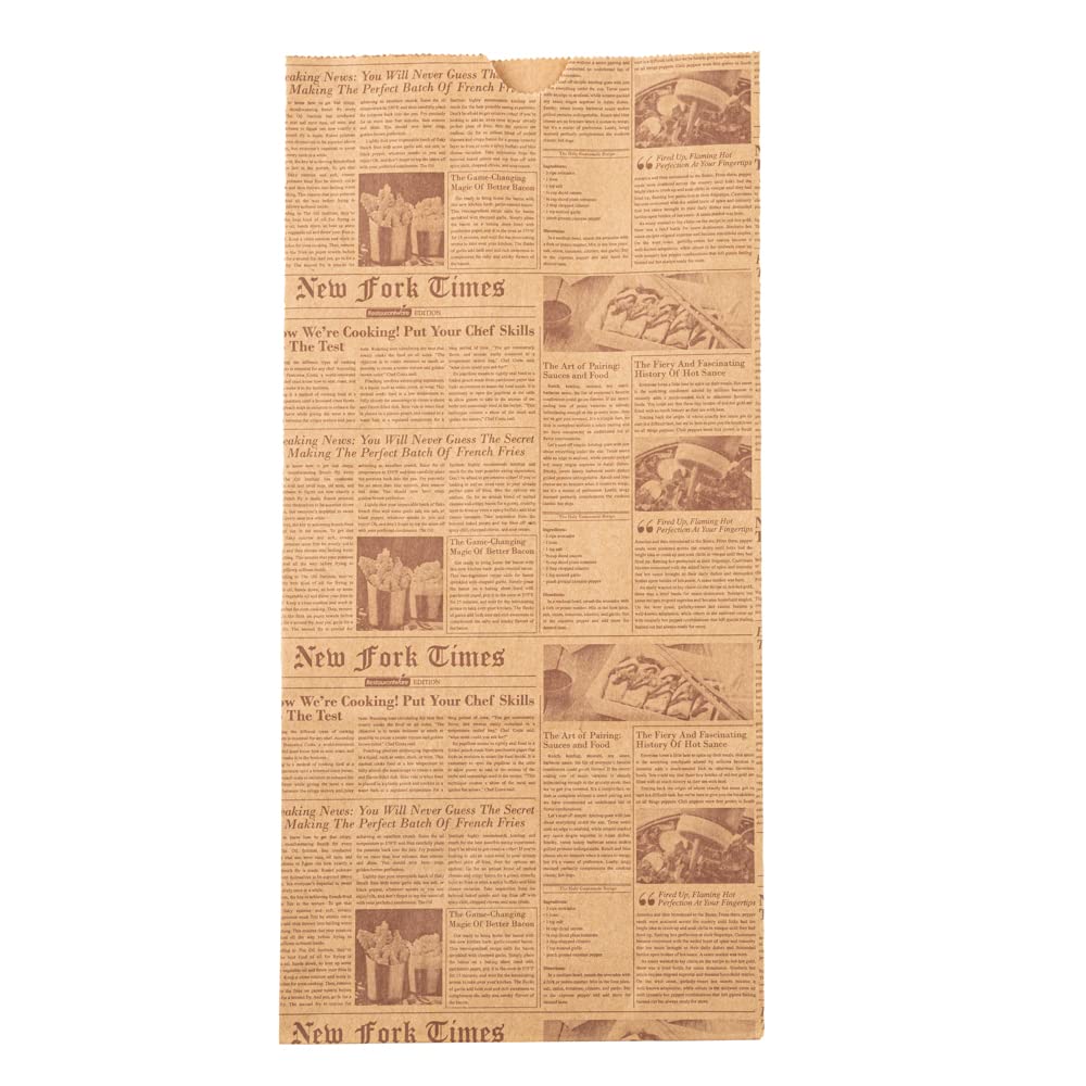 Bag Tek 8 Lb Disposable Lunch Bags 100 Sturdy Take Out Bags (100 Count)