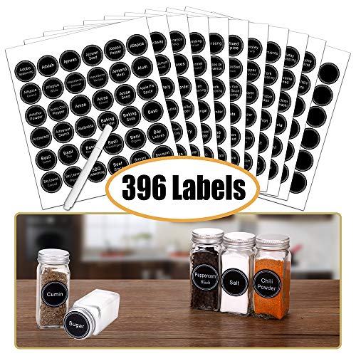 Spice Rack Organizer with 36 Spice Jars 4 oz