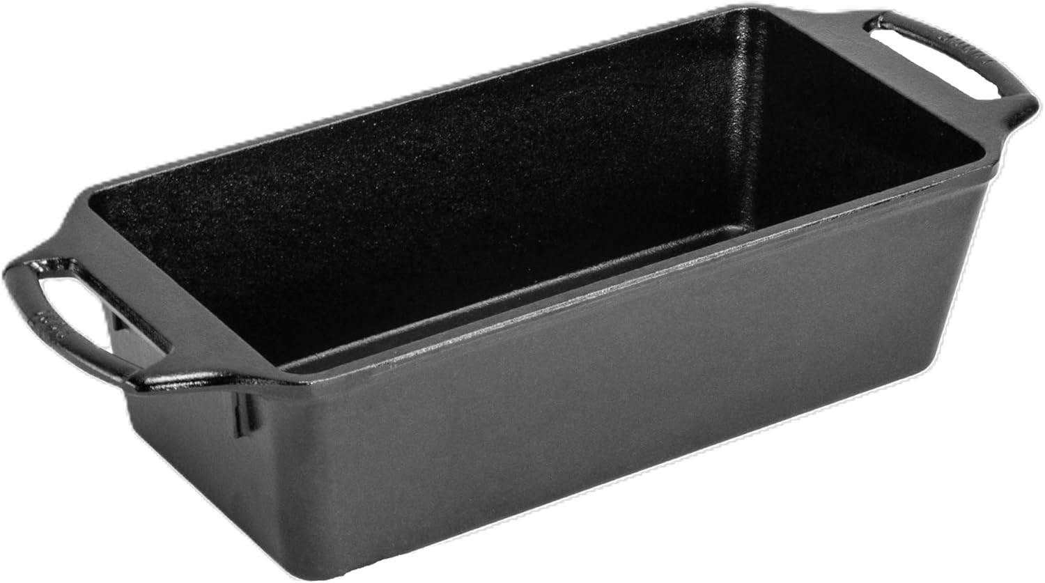 Lodge 10 Inch Pre-Seasoned Cast Iron Loaf Pan - Dual Handles - Unparalleled Heat Retention for Consistent, Even Baking - Black - Culinary Roots