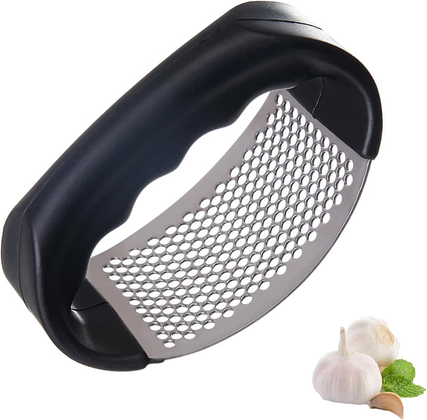 Garlic Press Rocker Stainless Steel New Innovative Garlic Mincer Crusher Chopper Smash Garli - Culinary Roots