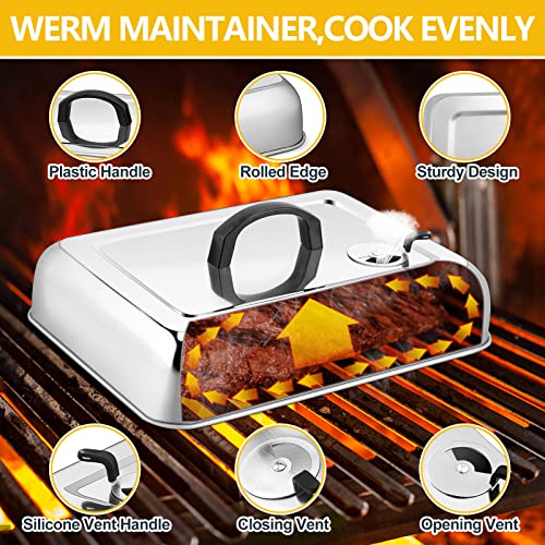 13" Rectangular Basting Cover with 11"x 9" Cooling Rack