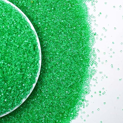 Green Sanding Sugar Sprinkles (3.2 Ounce)