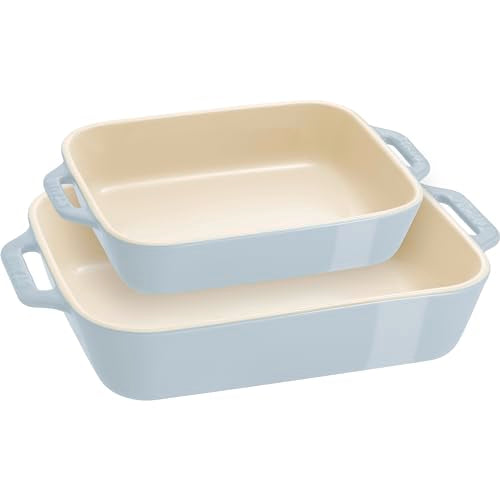 Ceramic 2 pc Rectangular Baking Dish Set (2 Count)