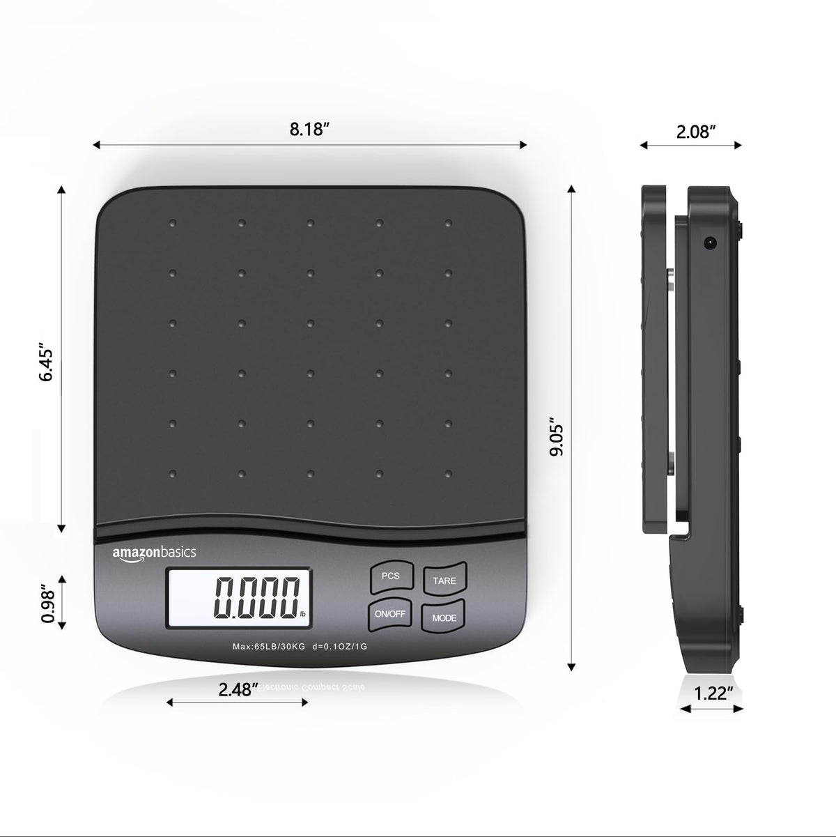 Digital Postal Shipping Scale with Tare Function