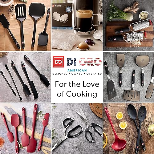 DI ORO Silicone Cooking Spoons (2 Count)