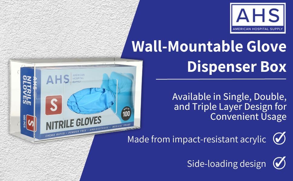 Wall Mount Double Glove Dispenser