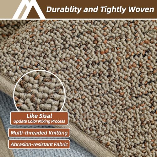 Dirt Trapper Door Mat 24"x36" Non Slip Washable Taupe (86.4 Sq Ft)