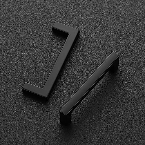 Matte Black Cabinet Handles Solid Cabinet Pulls (35 Count)